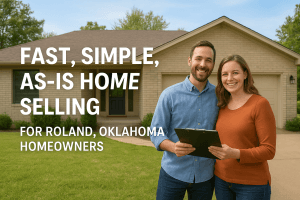 Roland, Oklahoma homeowner selling house fast as-is without repairs or realtor fees