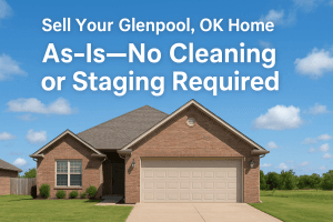 Sell your Glenpool, OK home as-is without cleaning, repairs, or staging – stress-free cash home sale process