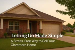 A well-kept single-family home in Claremore, Oklahoma, representing a simple, stress-free way for homeowners to sell and move on.