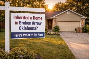 Inherited home in Broken Arrow Oklahoma ready for sale without repairs