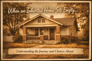 Inherited Tulsa home sitting empty with a nostalgic, vintage look
