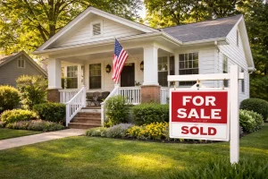 Older white home in Tulsa, Oklahoma representing a homeowner considering selling to a cash buyer.