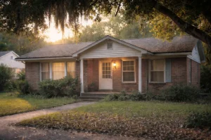 Broken Arrow Oklahoma home with a calm exterior representing foreclosure relief options