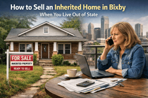 Inherited home in Bixby with out of state owner managing sale remotely